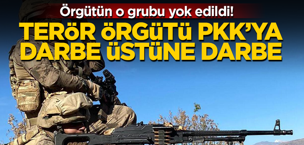 Terör örgütü PKK’ya darbe üstüne darbe! ‘Ağrı Grubu’ yok edildi!