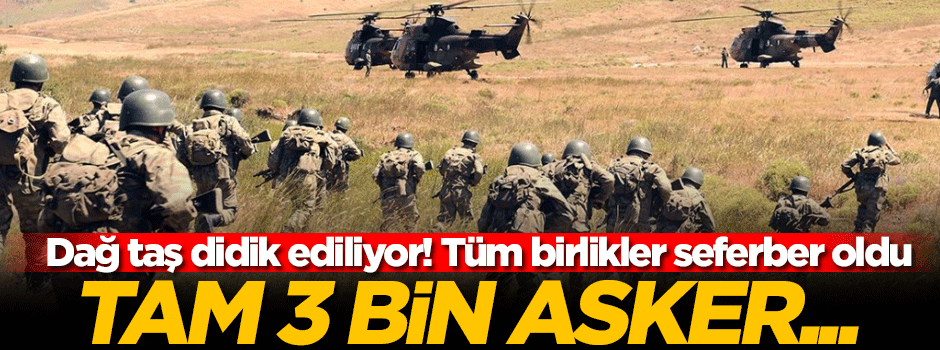 Terör örgütü PKK'ya karşı bahar temizliği