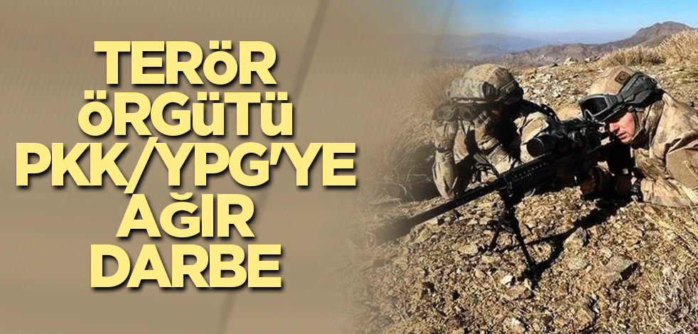 Terör örgütü PKK/YPG'ye ağır darbe