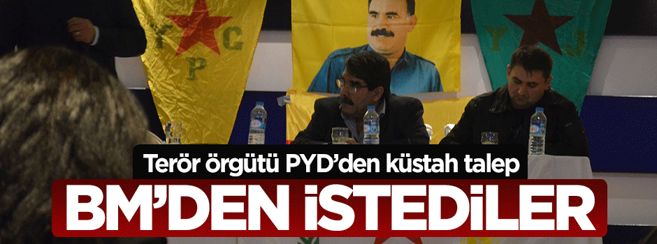 Terör örgütü PYD BM'den federasyon istemiş