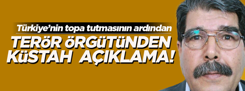 Terör örgütü PYD'den küstah açıklama!