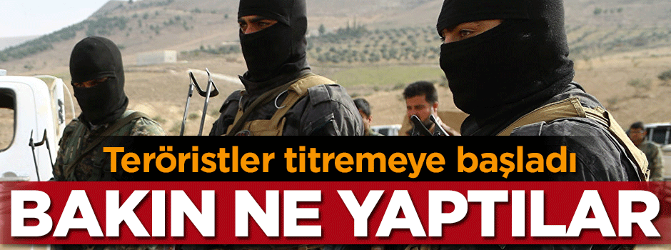 Terör örgütü titremeye başladı