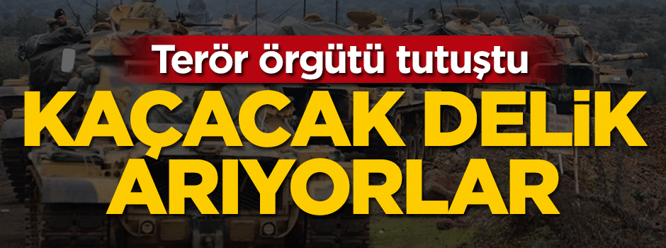 Terör örgütü tutuştu! Arkalarına bile bakmadan kaçıyorlar