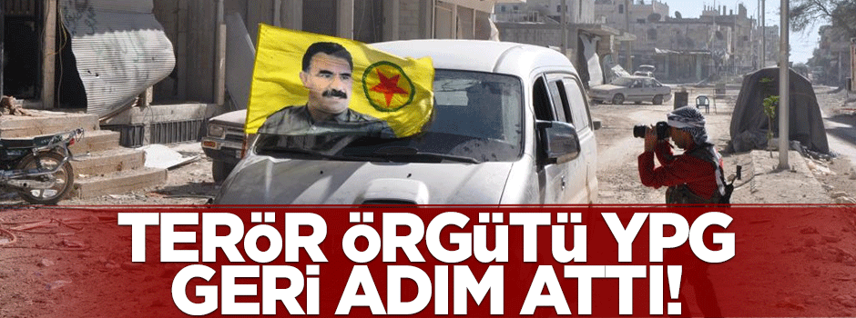 Terör örgütü YPG Halep'te geri adım attı