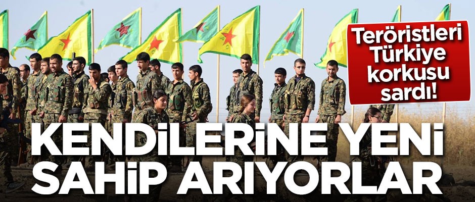 Terör örgütü YPG Türkiye korkusundan yeni sahip arıyor