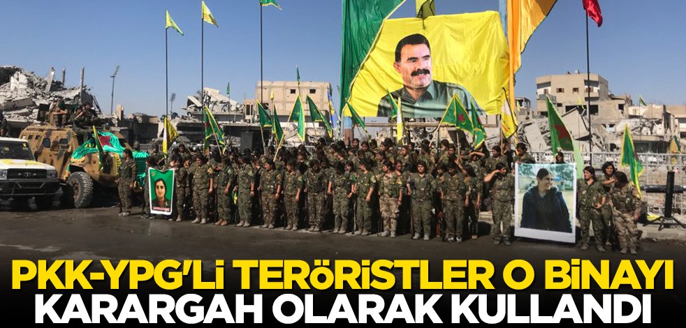 Terör örgütü YPG/PKK Rasulayn'da okulu karargah olarak kullandı