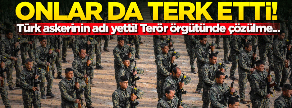 Terör örgütünde büyük çözülme! Onlar da terk etti...