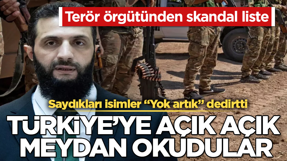 Terör örgütünden skandal liste! Türkiye’ye açık açık meydan okudular: Saydıkları isimler "Yok artık" dedirtti