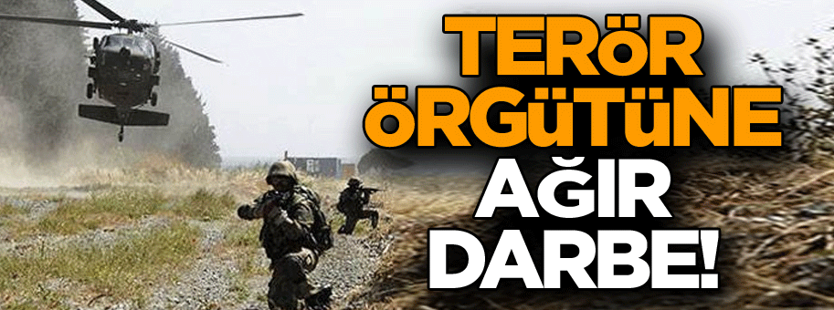 Terör örgütüne ağır darbe!