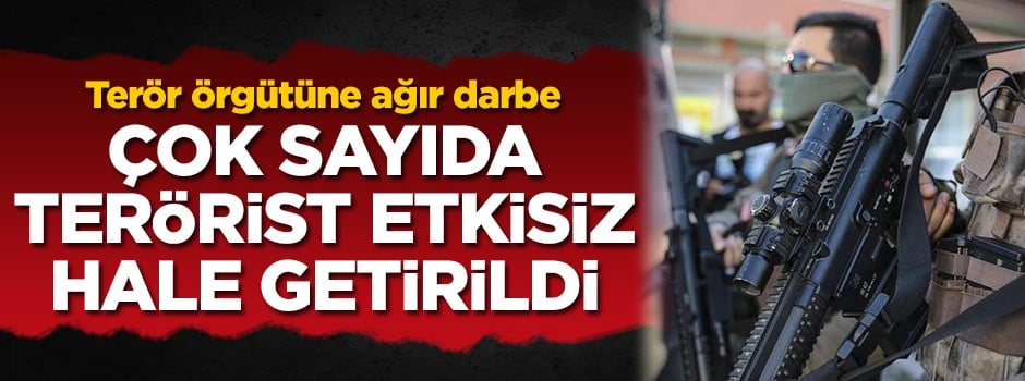 Terör örgütüne büyük darbe