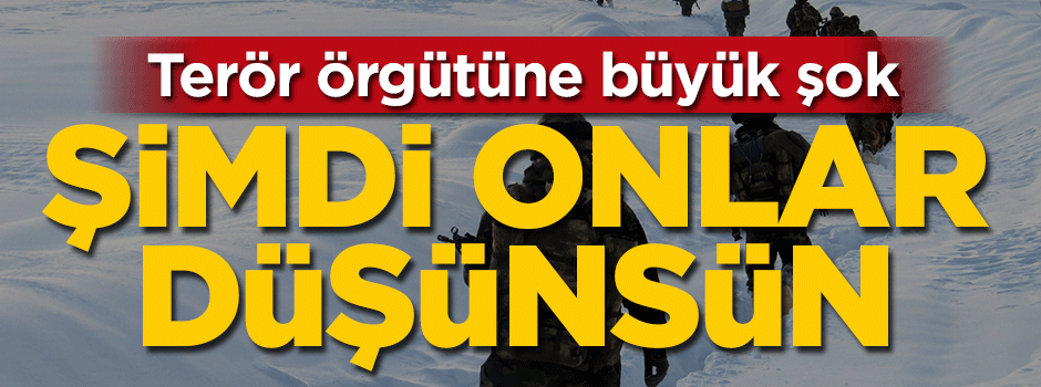 Terör örgütüne büyük şok! Şimdi onlar düşünsün