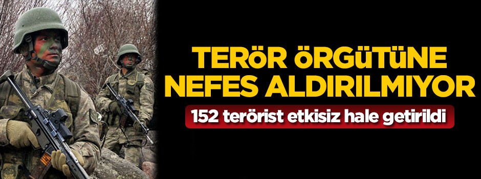 Terör örgütüne nefes aldırılmıyor