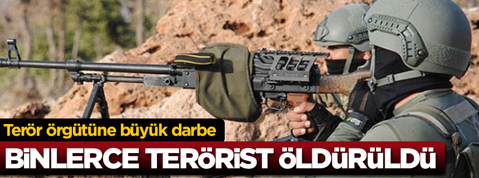 Terör örgütüne tarihi darbe