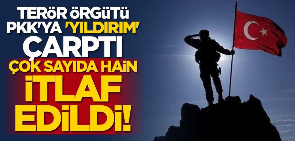Terör örgütüne "Yıldırım" darbesi: 38 PKK'lı terörist öldürüldü