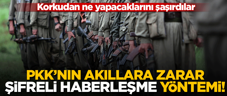 Terör örgütünün akıllara zarar haberleşme yöntemi! Her harf ve rakam için bir emoji...