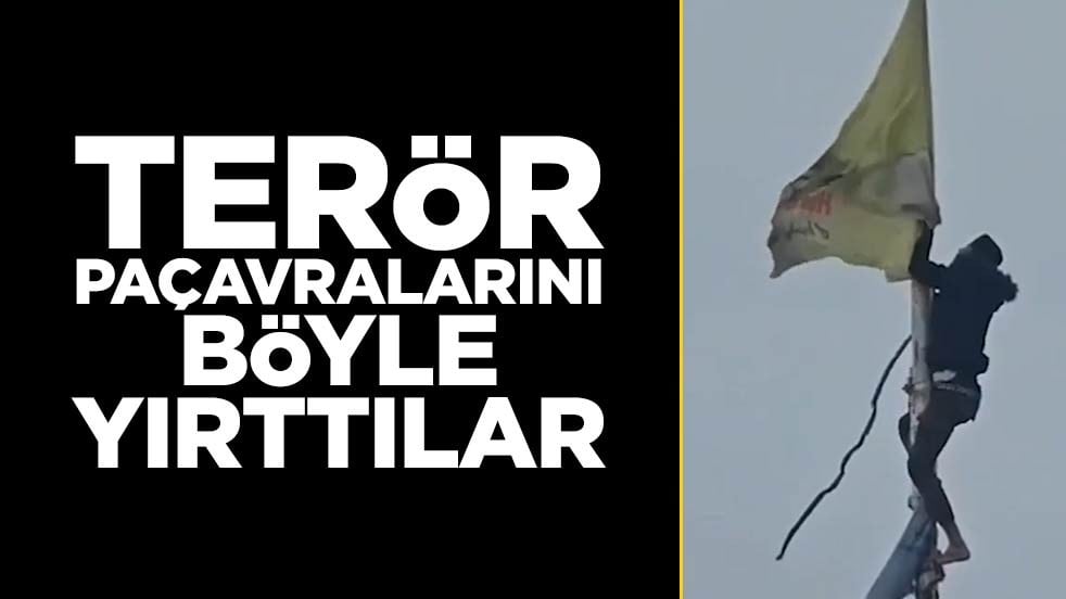 Terör paçavralarını böyle yırttılar