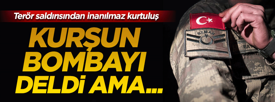 Terör saldırısından inanılmaz kurtuluş!