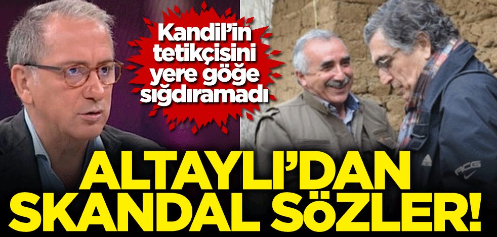 Terör sevici Hasan Cemal'e Fatih Altaylı'dan destek!