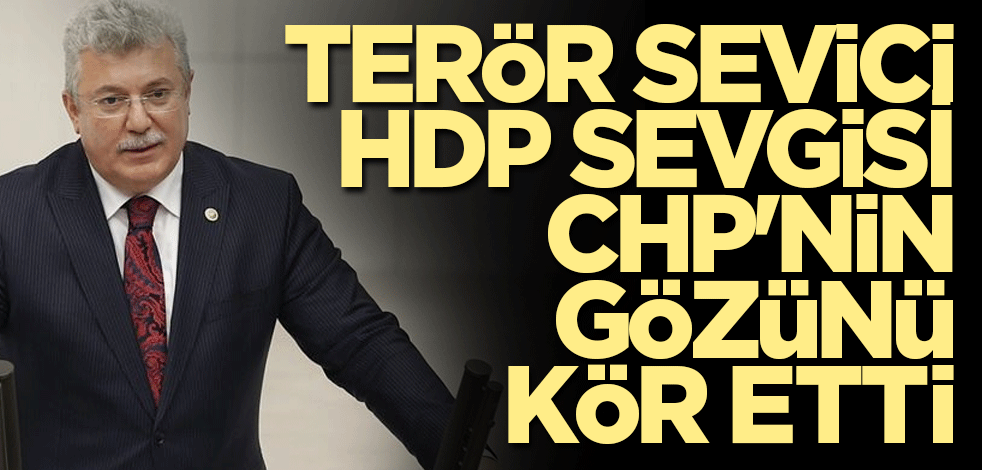 Terör sevici HDP sevgisi CHP'nin gözünü kör etti