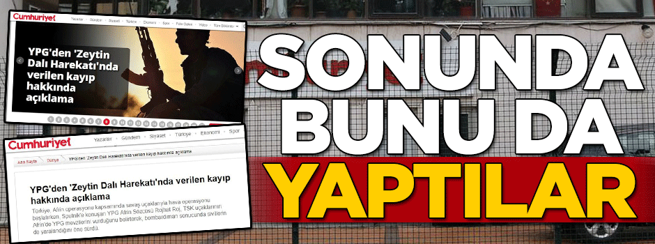 Terör yandaşı gazete bu hainliği de yaptı
