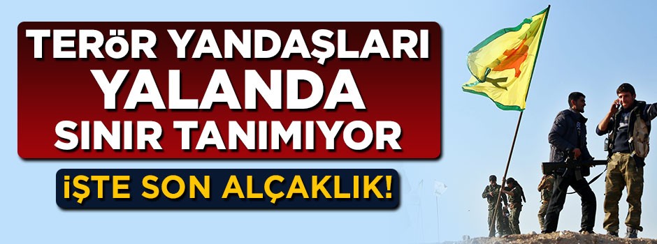 Terör yandaşı hesaplar yalanda sınır tanımıyor! İşte son alçaklık
