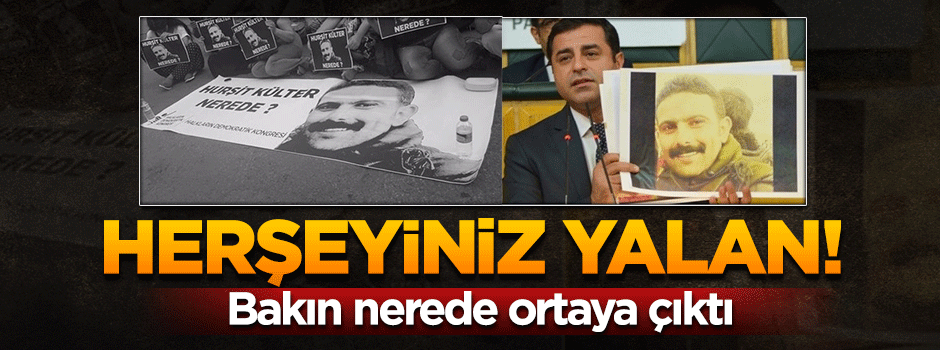 Terör yandaşlarının 'nerede' yaygarası koparttığı kişi Kerkük'te ortaya çıktı