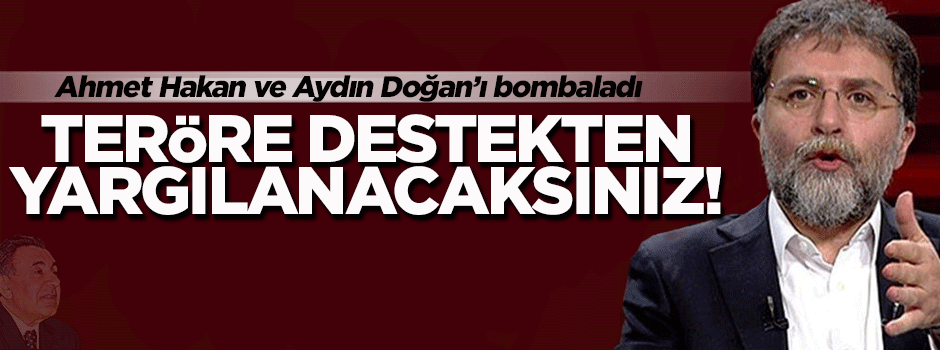 'Teröre destekten yargılanacaksınız'
