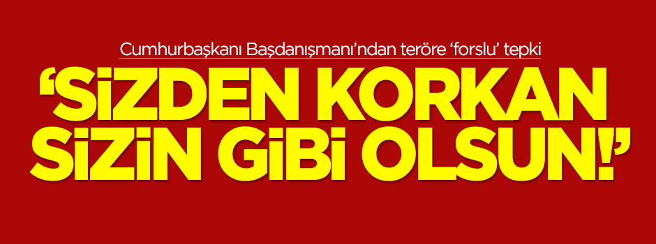 Teröre 'forslu' tepki
