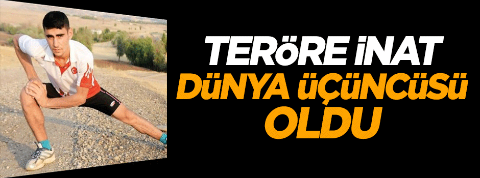 Teröre inat dünya üçüncüsü oldu