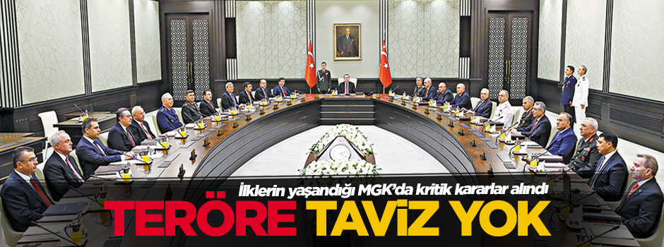 Teröre taviz yok