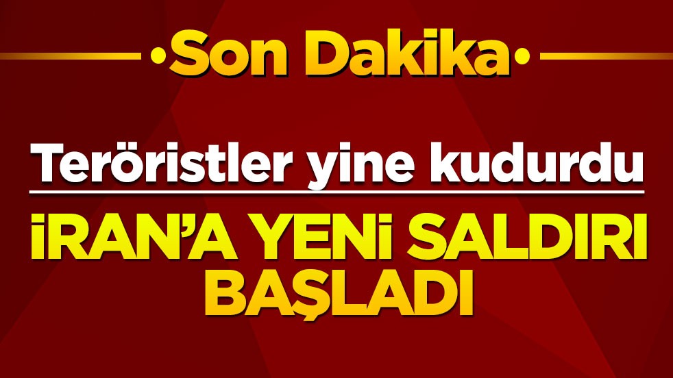 Terörist ABD ve İsrail yine kudurdu! İran'a yeni saldırı başladı