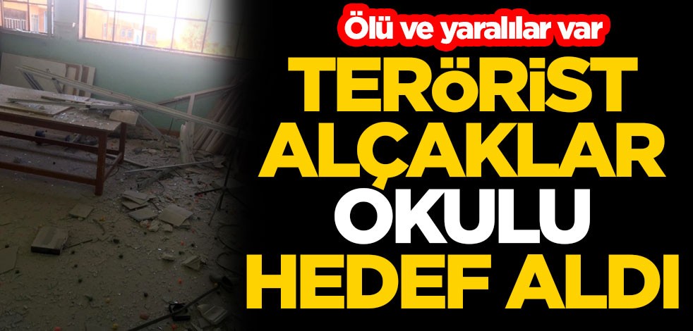 Terörist alçaklar okulu hedef aldı: Ölü ve yaralılar var
