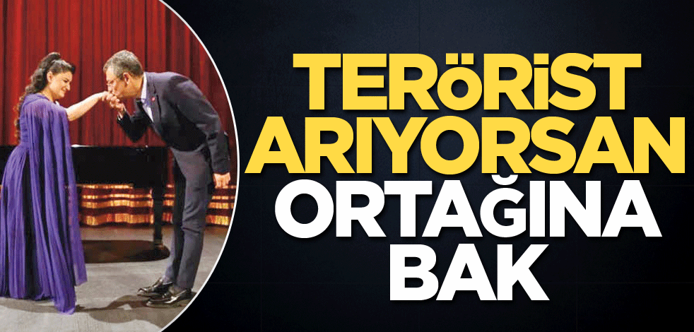 Terörist arıyorsan ortağına bak