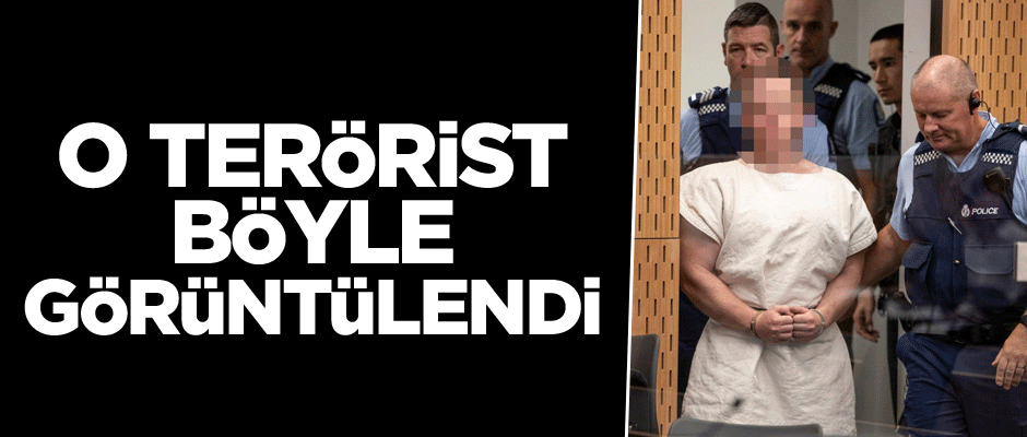 Terörist böyle görüntülendi