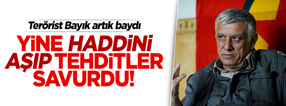 Terörist Cemil Bayık boyundan büyük sözler sarf etti!