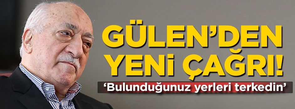 Terörist Emre Uslu, Fetullah Gülen'in talimatını paylaştı!