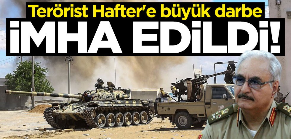Terörist Hafter'e büyük şok! İmha edildi