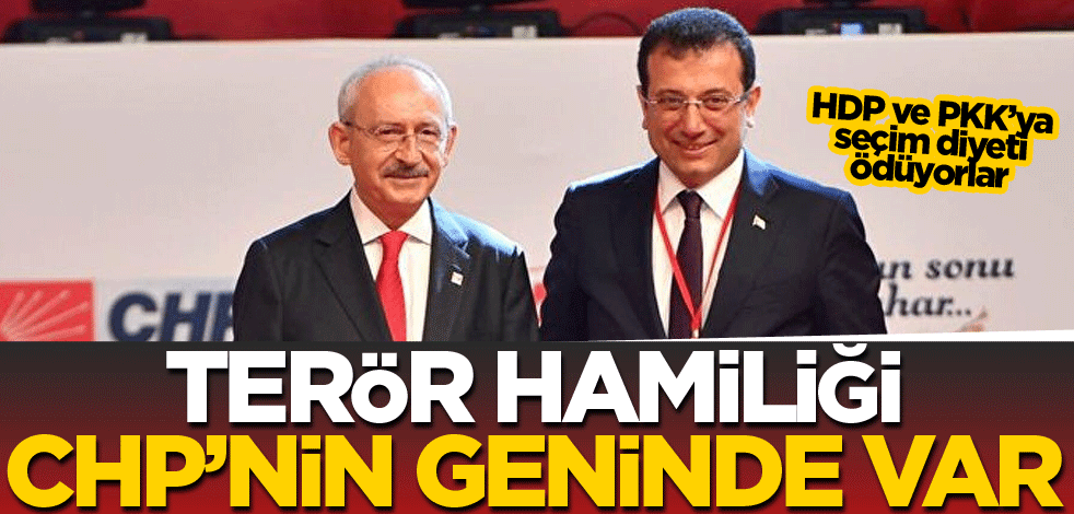 Terörist hamiliği CHP’nin geninde var