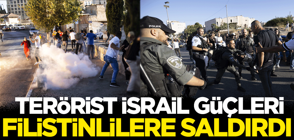 Terörist İsrail güçleri, barışçıl gösteriye saldırdı