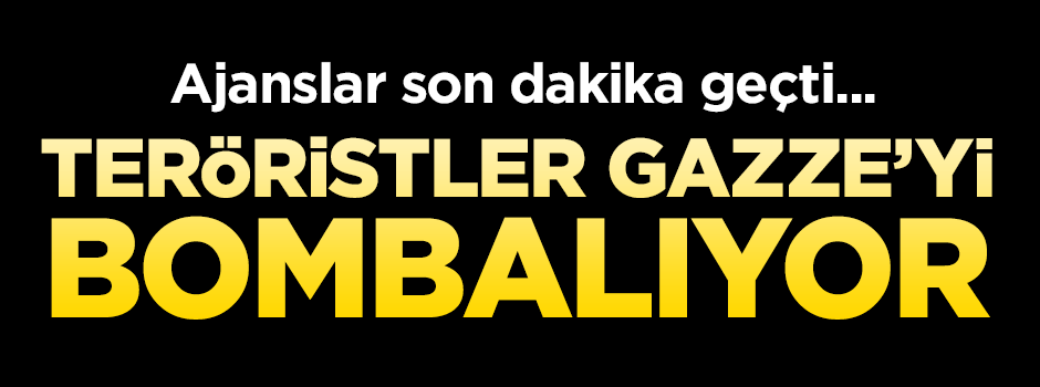 Terörist İsrail Ordusu Gazze'yi bombalıyor!