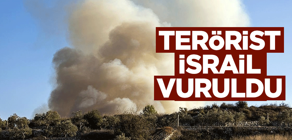 Terörist İsrail vuruldu