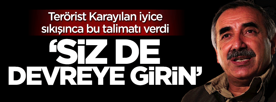 Terörist Murat Karayılan şimdi de HPG'ye talimat verdi