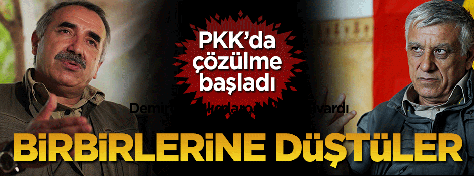 Terörist Murat Karayılan ve Cemil Bayık birbirine düştü