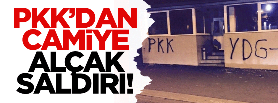 Terörist PKK'lılardan camiye alçak saldırı!