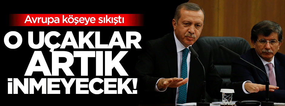 Terörist varsa uçak inmez