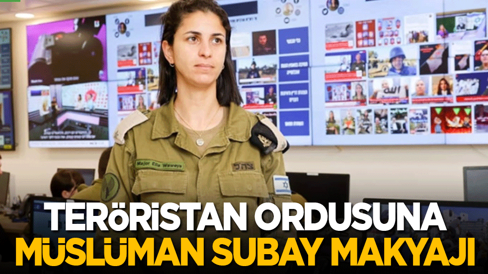 Teröristan ordusuna Müslüman kadın subay makyajı