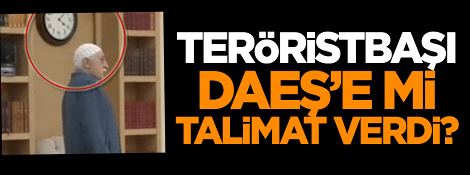 Teröristbaşı, DAEŞ'e mi talimat verdi?