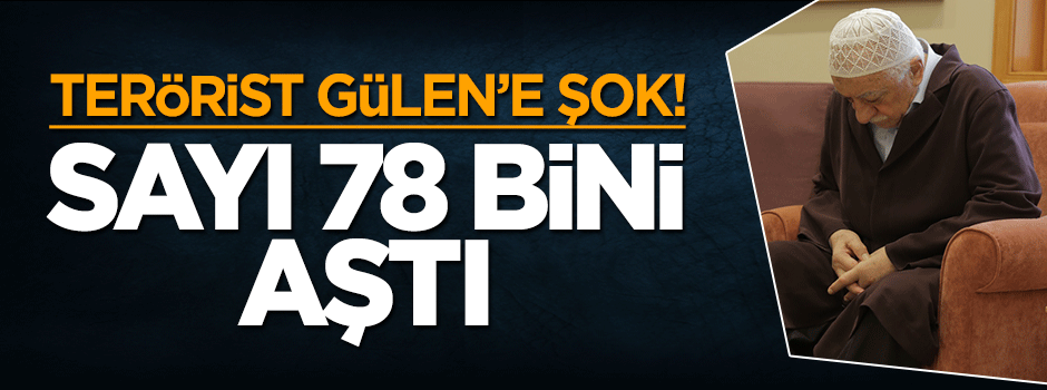 Teröristbaşı Fetullah Gülen için 78 bin imza toplandı
