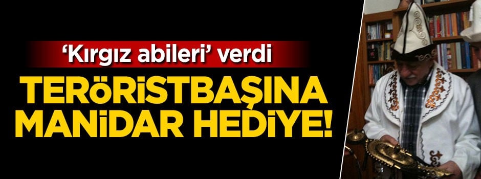 Teröristbaşı Gülen'e manidar hediye!