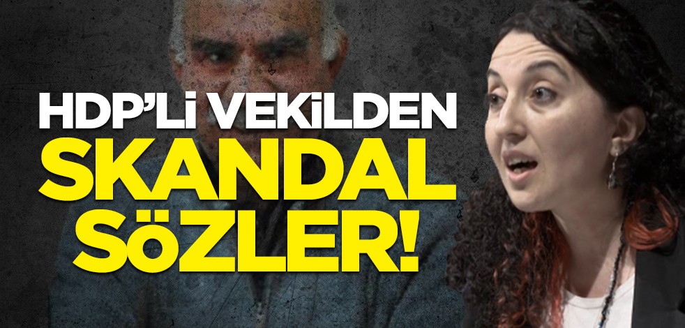 Teröristbaşı Öcalan'ın paketlenerek Türkiye’ye getirilmesinin 21. yılında, HDP'li vekilden skandal sözler!